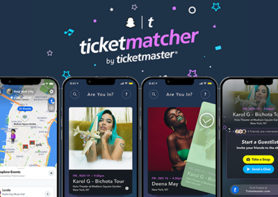 Fans can now discover tickets through Snapchat!